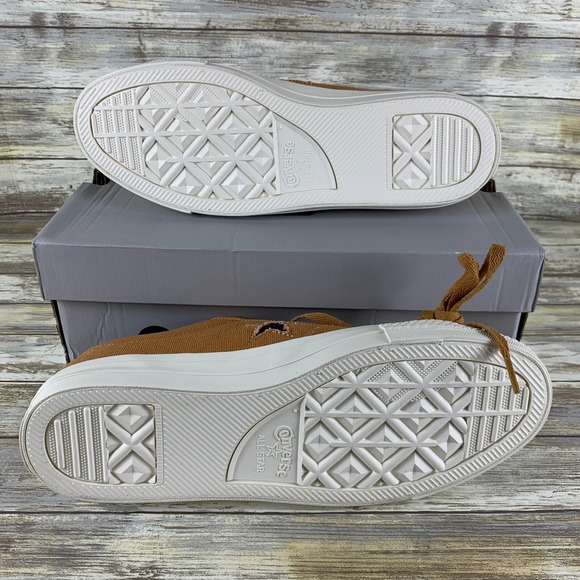 Converse Shoes Mens 9.5 Brown Raw Sugar One Star Pro Skate 90's Street Y2K NEW - Picture 4 of 15